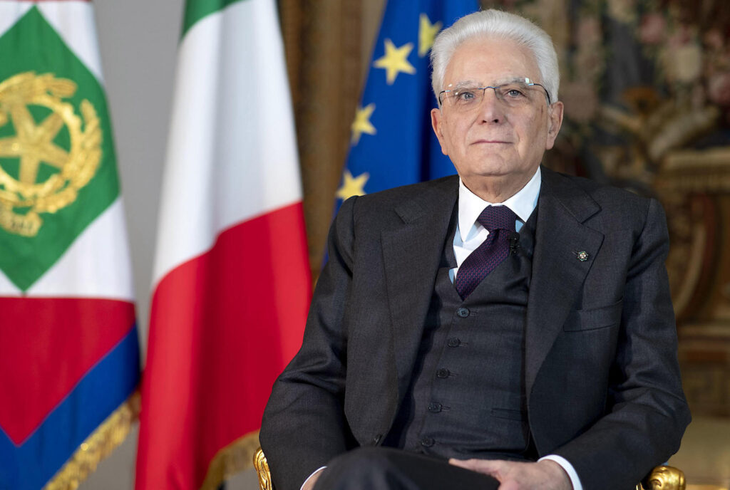 Il presidente della Repubblica Sergio Mattarella invia un  messaggio per la Festa della Donna dal Quirinale a Roma, 8 marzo 2020.
ANSA/Paolo Giandotti - Ufficio per la Stampa e la Comunicazione della Presidenza della Repubblica EDITORIAL USE ONLY NO SALES