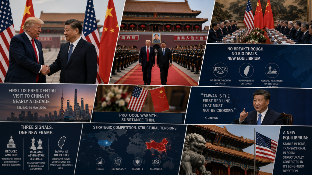 All Smiles, Few Deals: The Beijing Summit and the Quiet Reset of US–China Relations